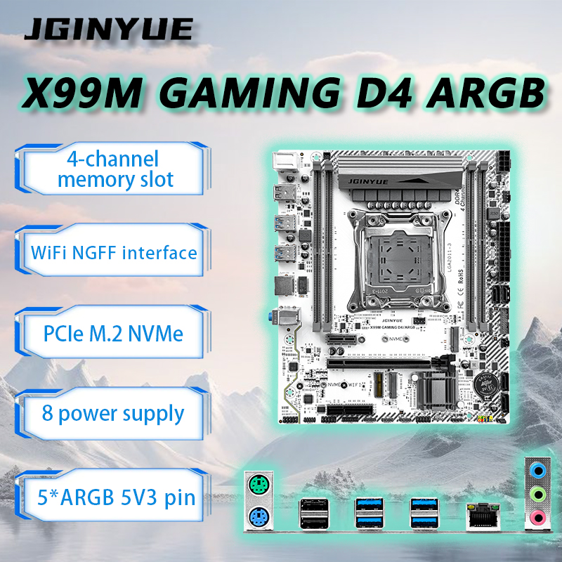 Ecc Ram Server - Płyta główna JGINYUE X99 LGA2011-3 M-ATX