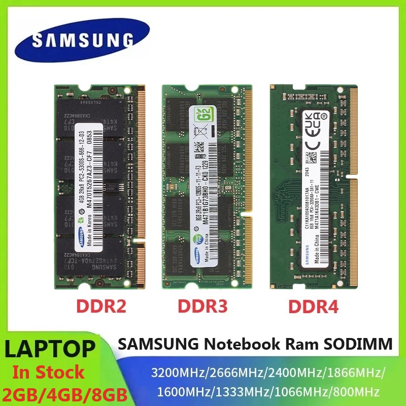 Sodimm Ddr4 - SAMSUNG Laptop Memoria DDR4 DDR3 DDR2