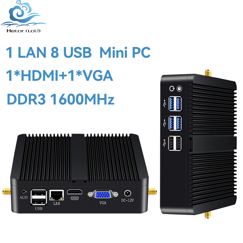 Ddr3 8Gb - Helorpc1LAN 8USB Mini komputer przemysłowy 8G