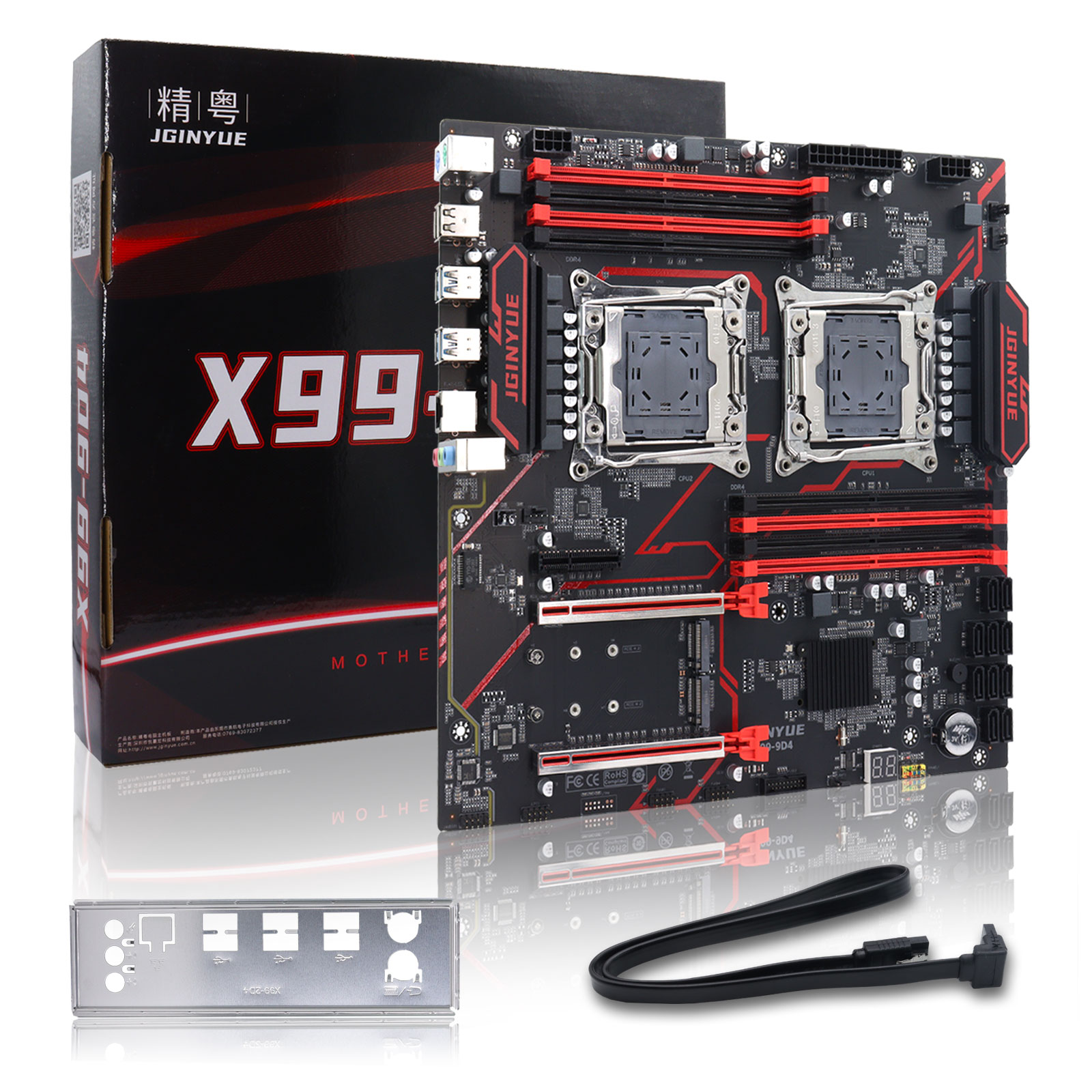 Ecc Ram Server - JGINYUE X99‑9D4 Dual LGA2011‑3 Płyta główna