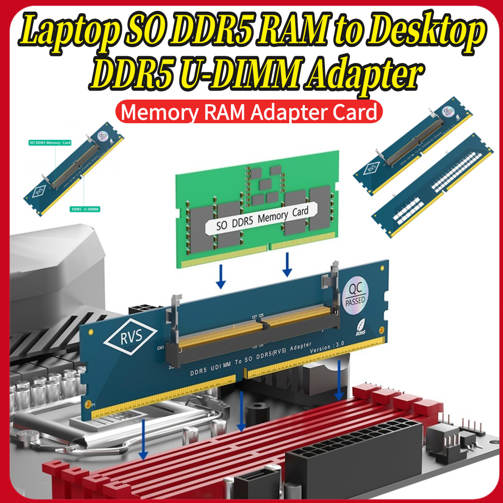 Ram Memory Module - Adapter laptopowy SO DDR5 RAM do