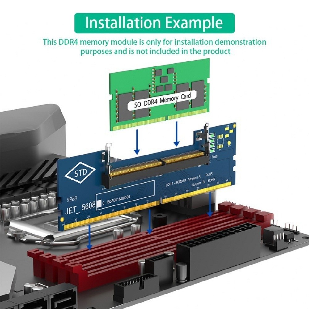 Adapter pamięci DDR4 do komput – Sodimm Ddr4 recenzja i cena