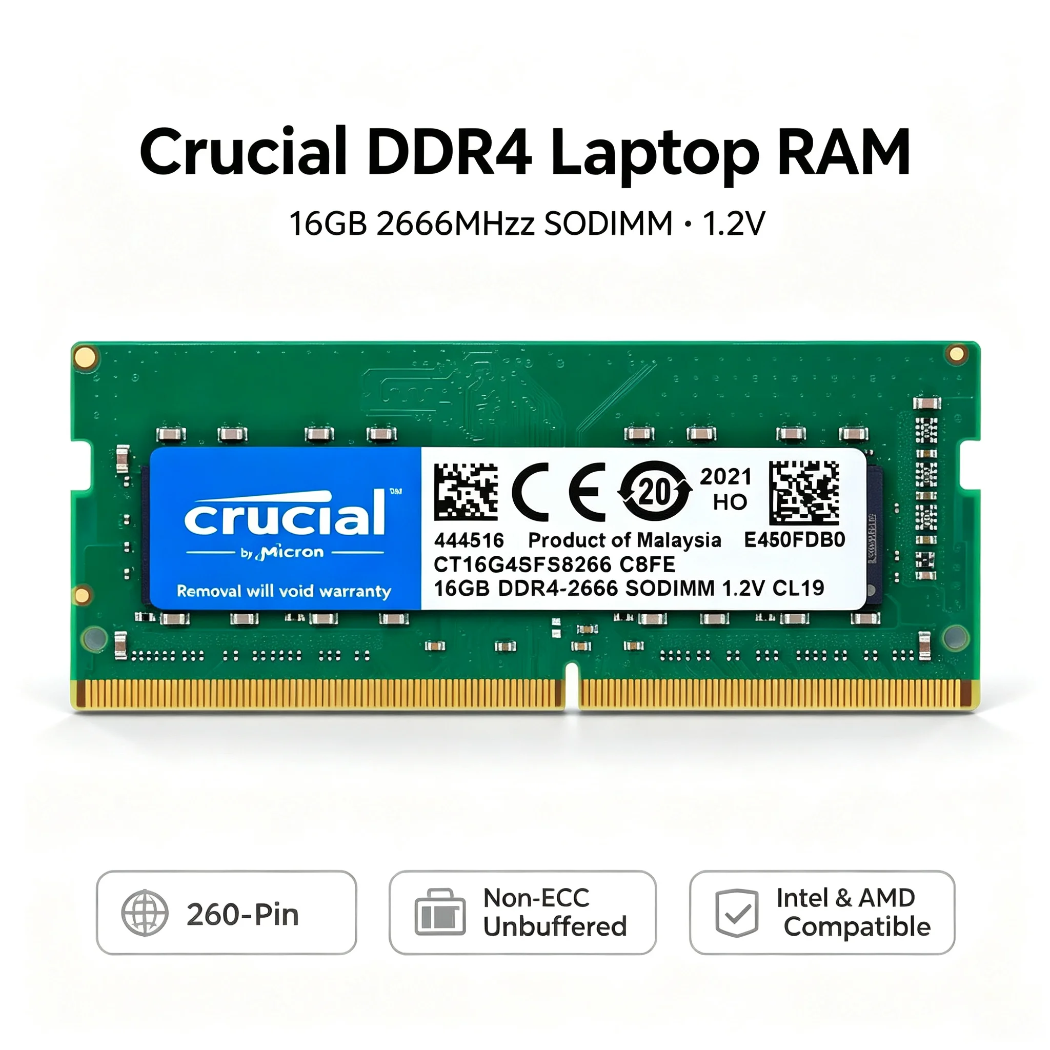 Crucial 1 szt./2 szt. pamięci  – Sodimm Ddr4 recenzja i cena