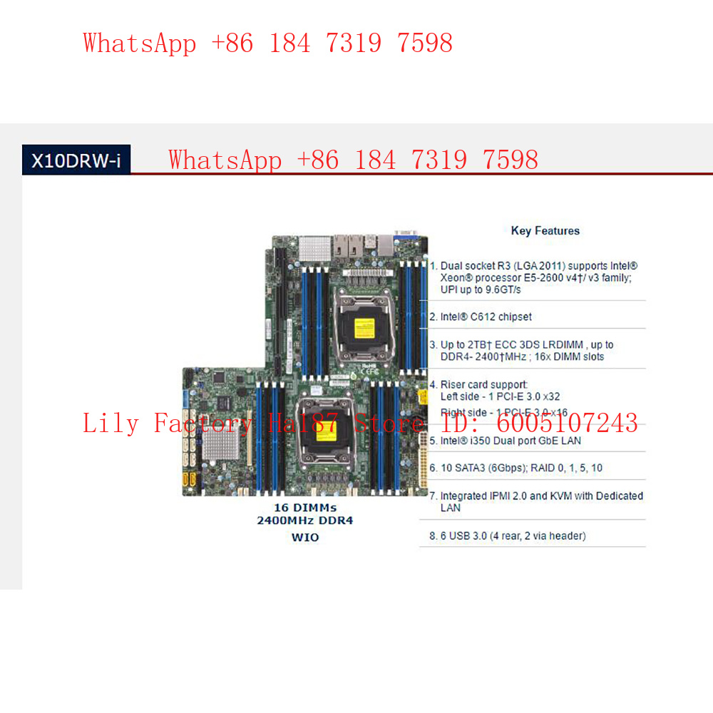 Płyta główna C612 2011 E5-2600 – Ddr4 2400Mhz recenzja i cena