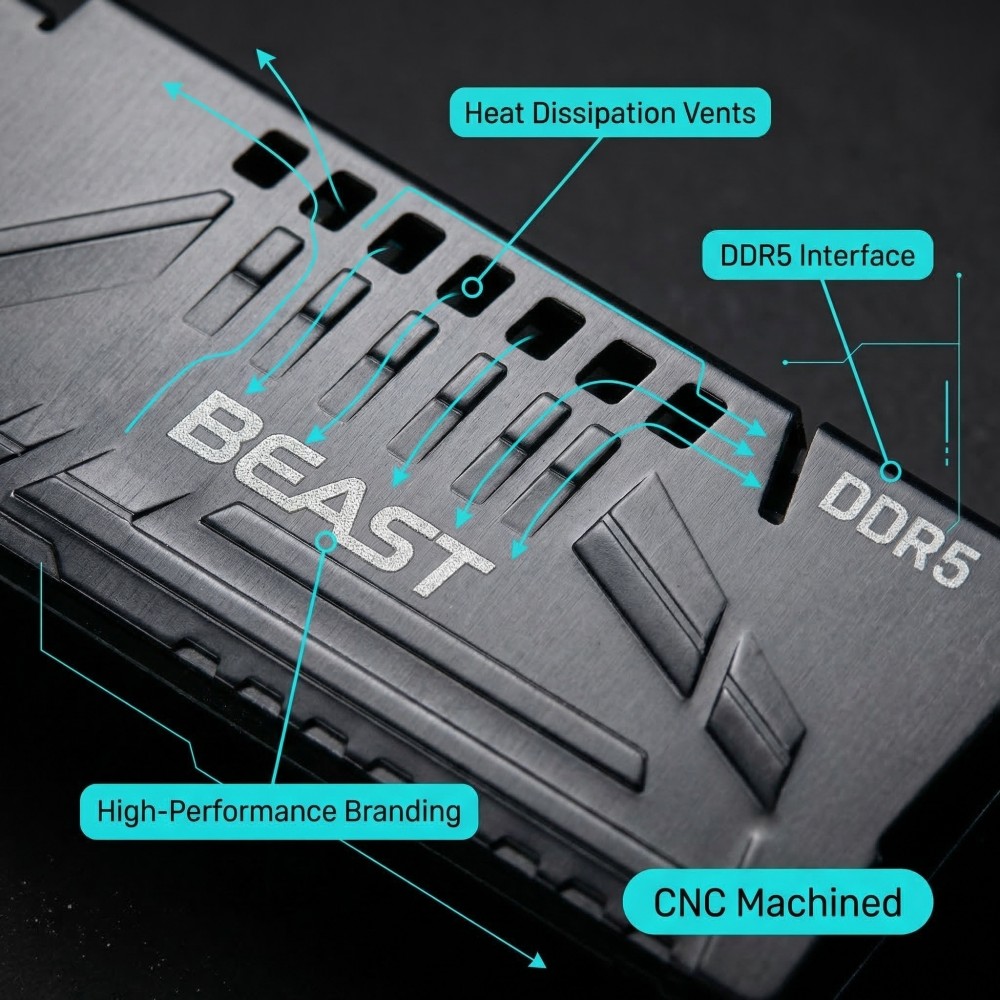TISHRIC 10 szt. Radiator chłod – Ddr2 Ram recenzja i cena
