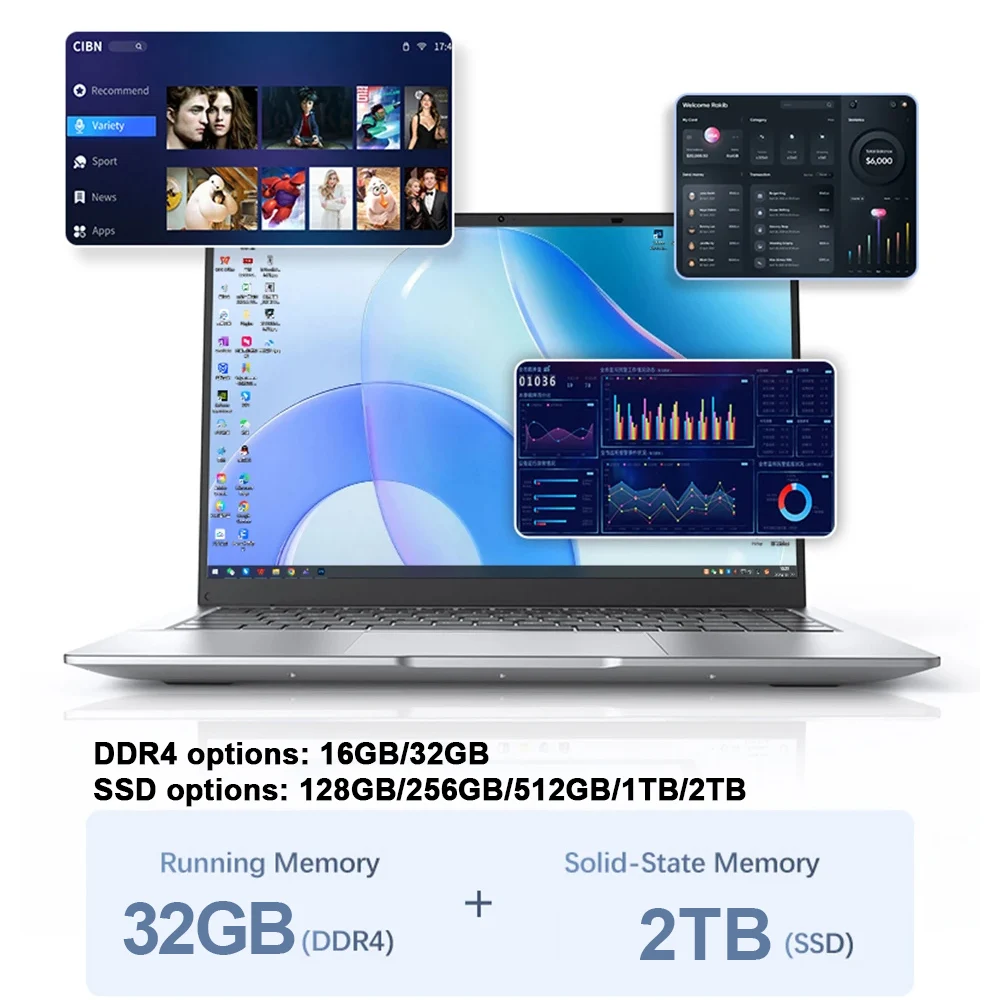 2026 Nowy ultracienki laptop 1 – Ddr4 Laptop Ram recenzja i cena
