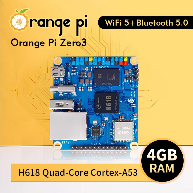 Orange Pi Zero 3 1G 1.5G 2G 4G – Ram Memory Module recenzja i cena