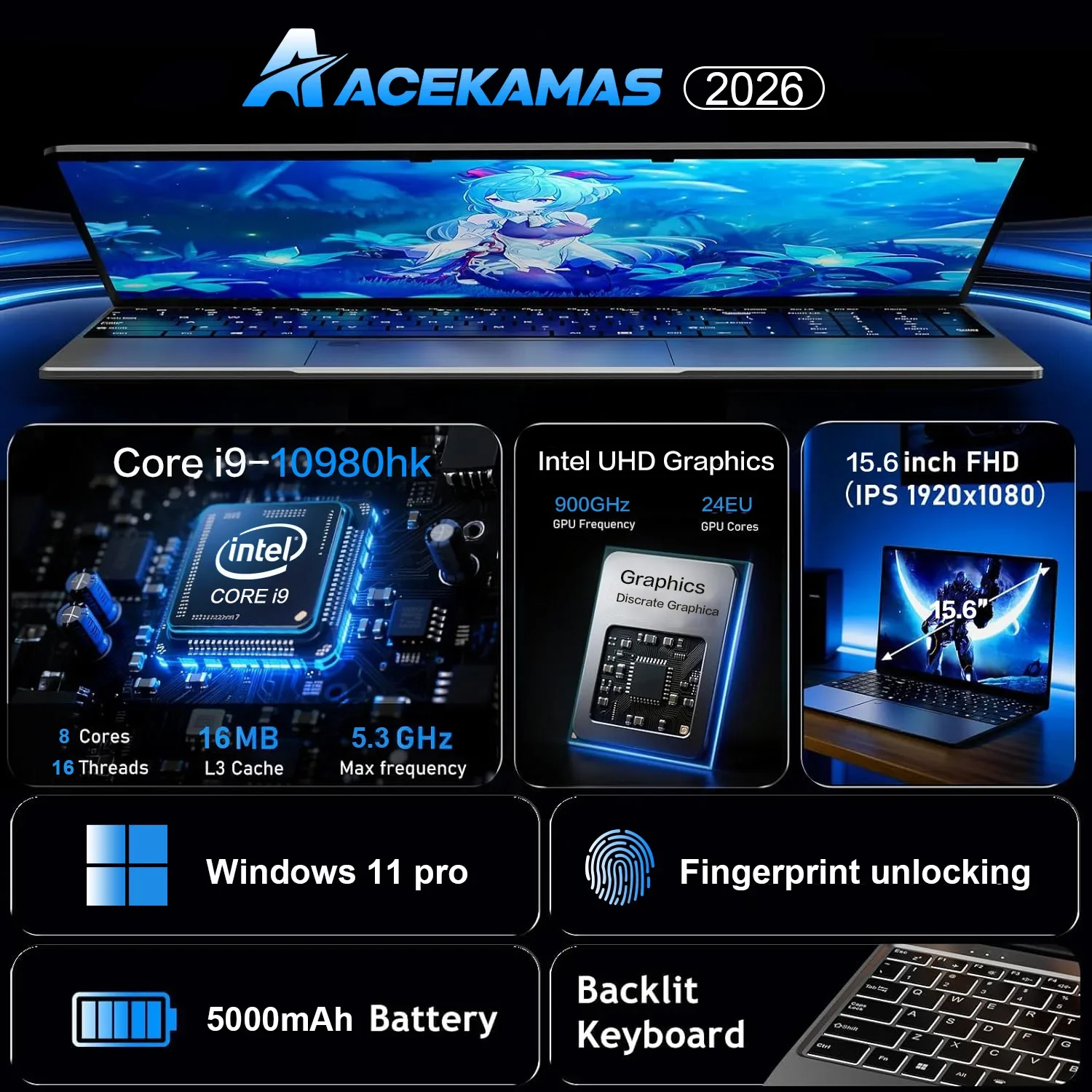 15,6-calowy przenośny laptop z – Ddr4 Laptop Ram recenzja i cena
