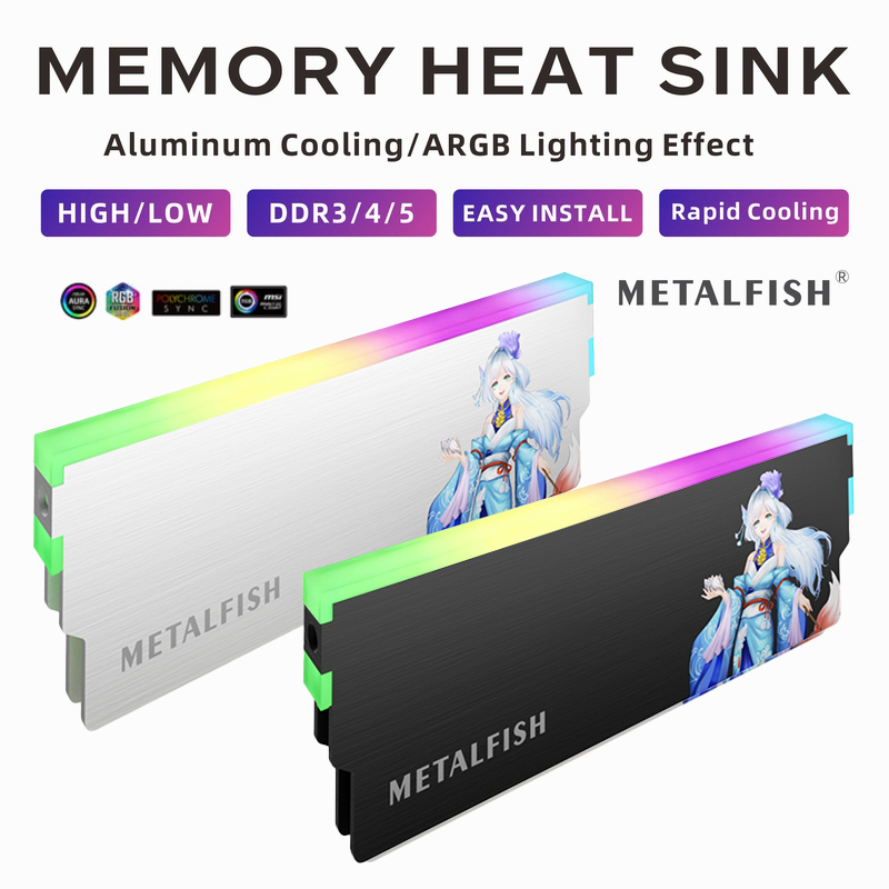 Radiator METALFISH DRAM 5V-3PI – Ram Memory Module recenzja i cena