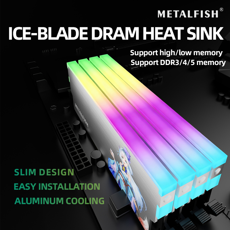 Radiator METALFISH DRAM 5V-3PI – Ram Memory Module recenzja i cena